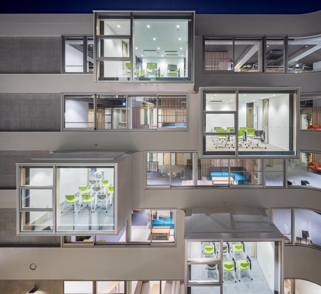 BIM建筑|东洋大学 Ai 第四舍馆中心 / Ishimoto Architectural