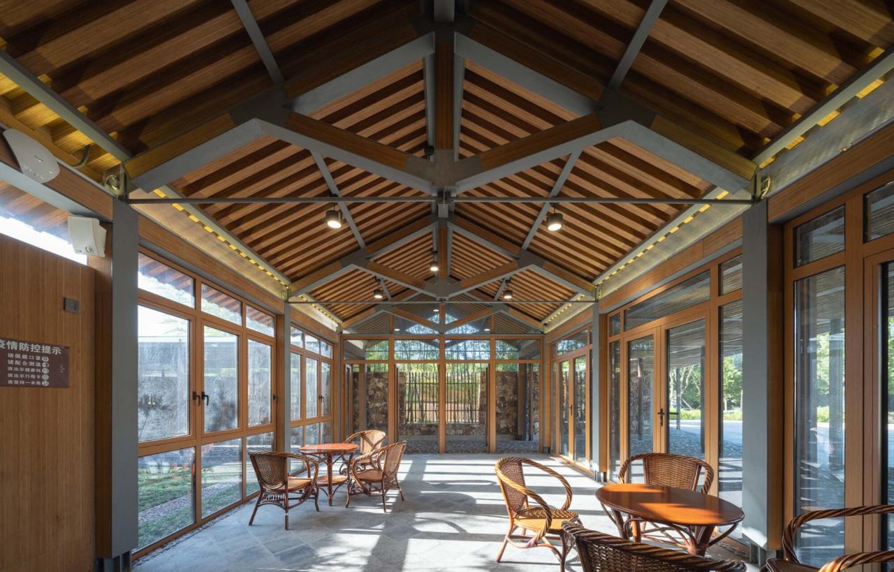 BIM建筑|南京汤山猿人洞游客驿站 / 东南大学建筑设计研究院建筑技术与艺术(ATA)工作室