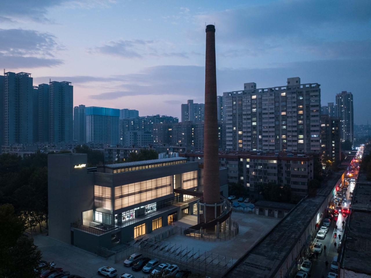 BIM建筑|山灰艺术社区，西安石油大学生活区锅炉房改造 / 日常建造