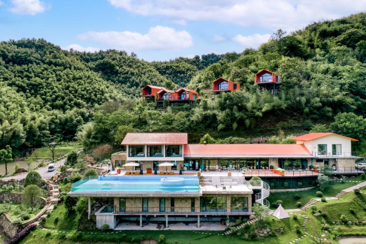 BIM建筑|群山绵延中的山谷小墅：尧珈·养心墅 / 上海尧舜建筑设计有限公司