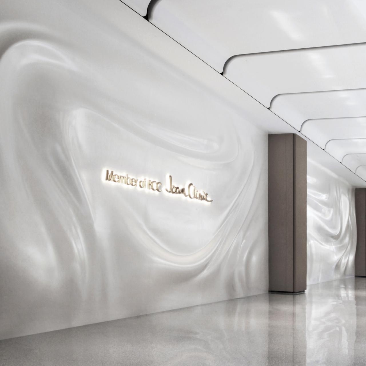 BIM建筑|数字水墨的有机生长：卓彦丽格医美诊所 / CAA室内新作