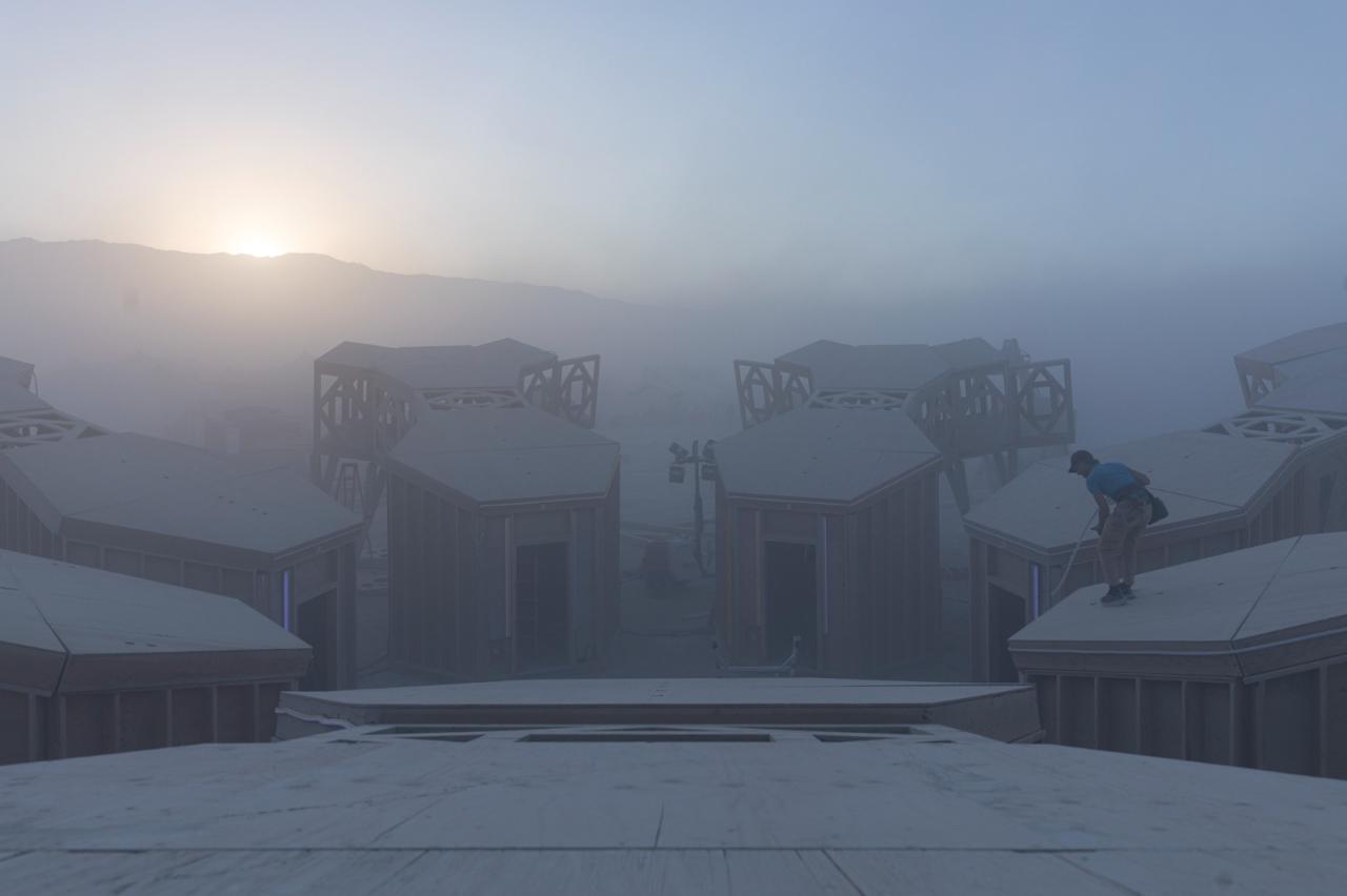 BIM建筑|火人节“宣泄/淨化”分形画廊 / MAMOU-MANI