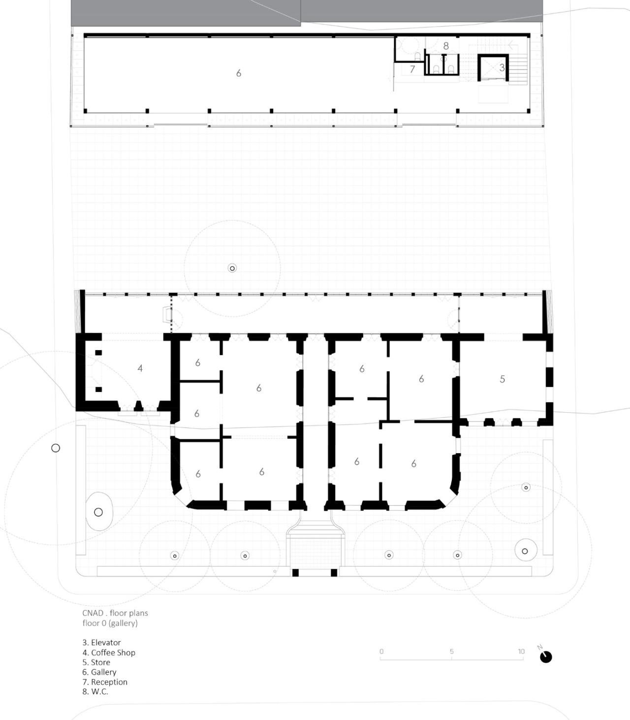 BIM建筑|桶盖表皮，CNAD 艺术工艺设计中心 / Ramos Castellano Arquitectos