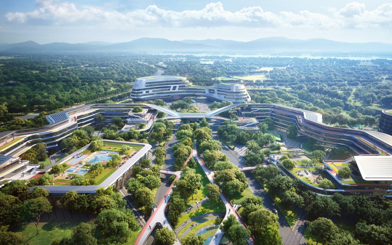 BIM建筑|聆听未来：科大讯飞全球总部 / 孟凡浩-line+建筑事务所