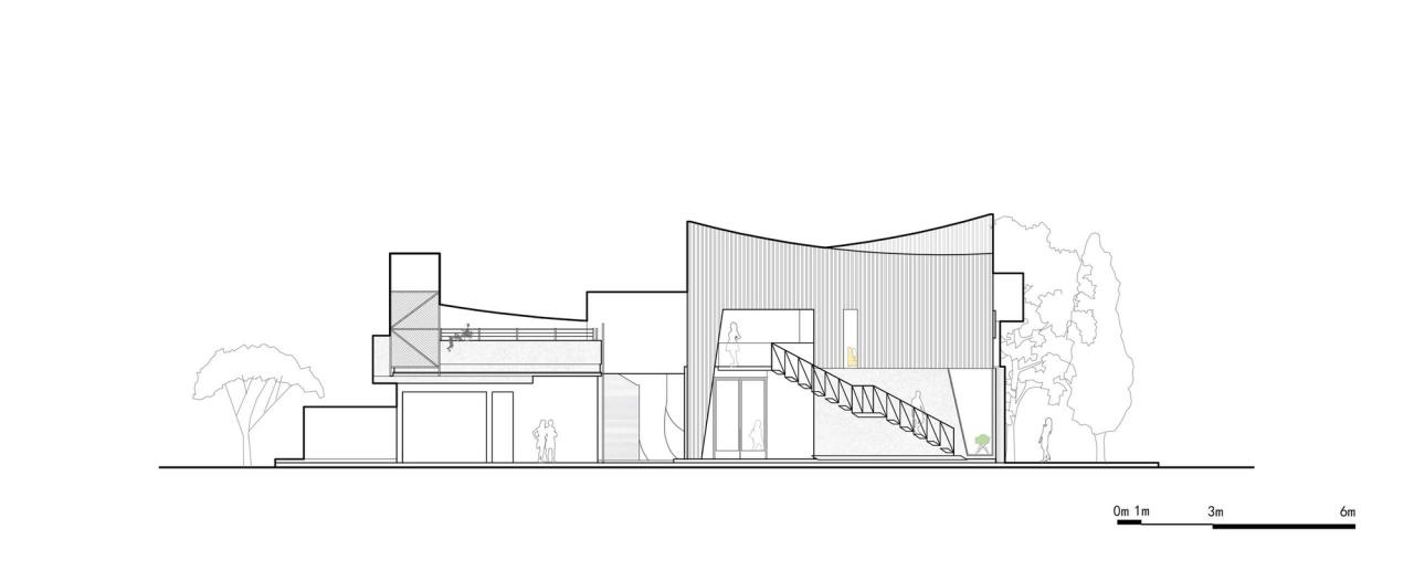 BIM建筑|Flop艺术空间 / 房子和诗建筑事务所