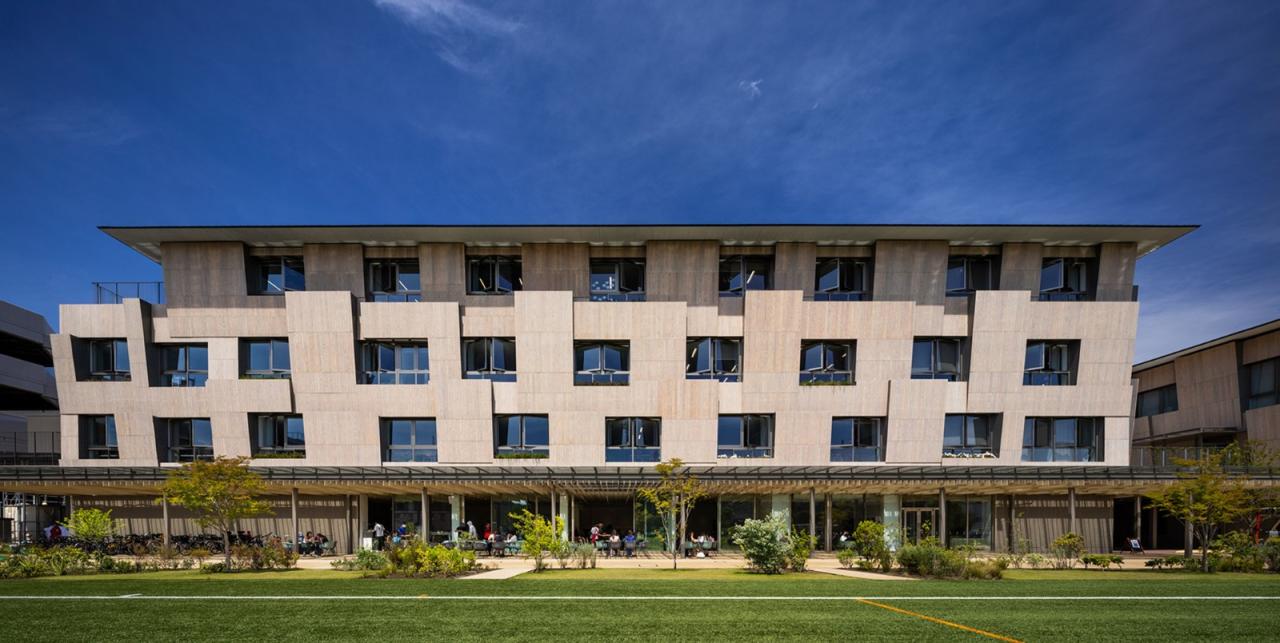 BIM建筑|横滨国际学校，内外均木质饰面 / 大成建设 + 隈研吾建筑都市设计事务所