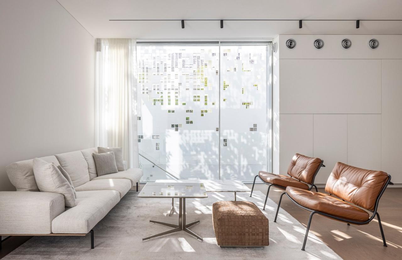 BIM建筑|一堵“逐渐消失”的墙，溶解像素屋 / Anderman Architects