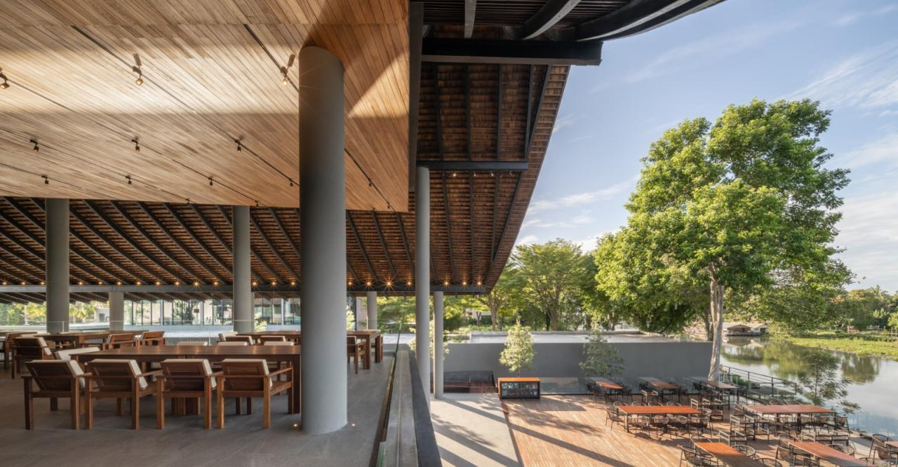 BIM建筑|超大规模泰式餐厅 Keereetara / IDIN Architects