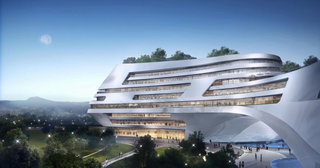 BIM建筑|聆听未来：科大讯飞全球总部 / 孟凡浩-line+建筑事务所