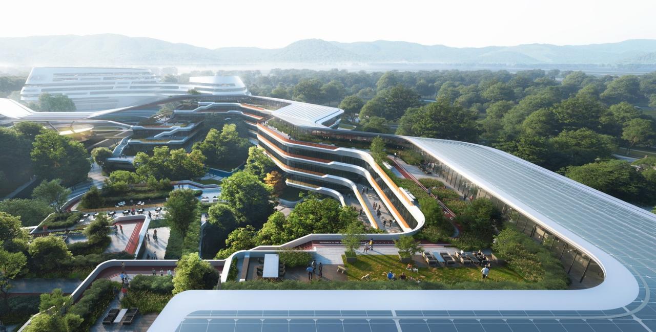 BIM建筑|聆听未来：科大讯飞全球总部 / 孟凡浩-line+建筑事务所