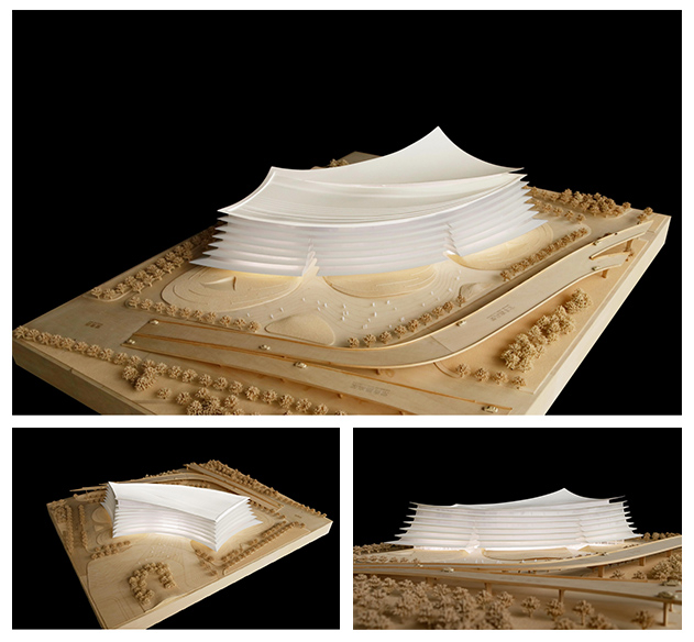 BIM建筑|中标候选方案：武汉图书馆新馆：叠书成阁·楚风江韵 / 维思平建筑设计