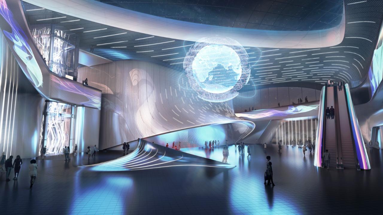 BIM建筑|成都科幻馆：2023世界科幻大会和雨果奖主会场 / 扎哈事务所