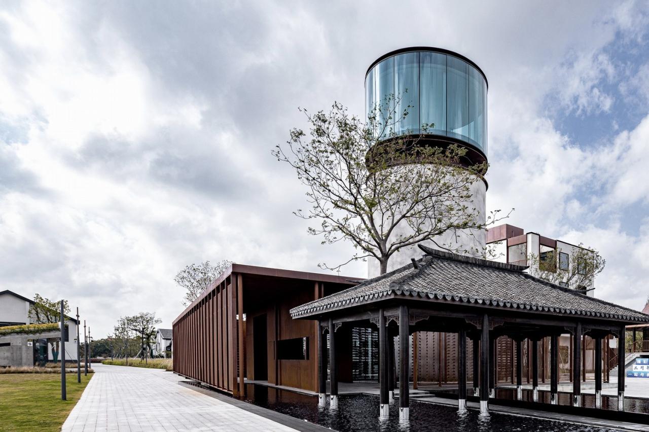 BIM建筑|长三角一体化示范区：丁栅水乡SOHO智慧粮仓 / line+建筑事务所、MLA+