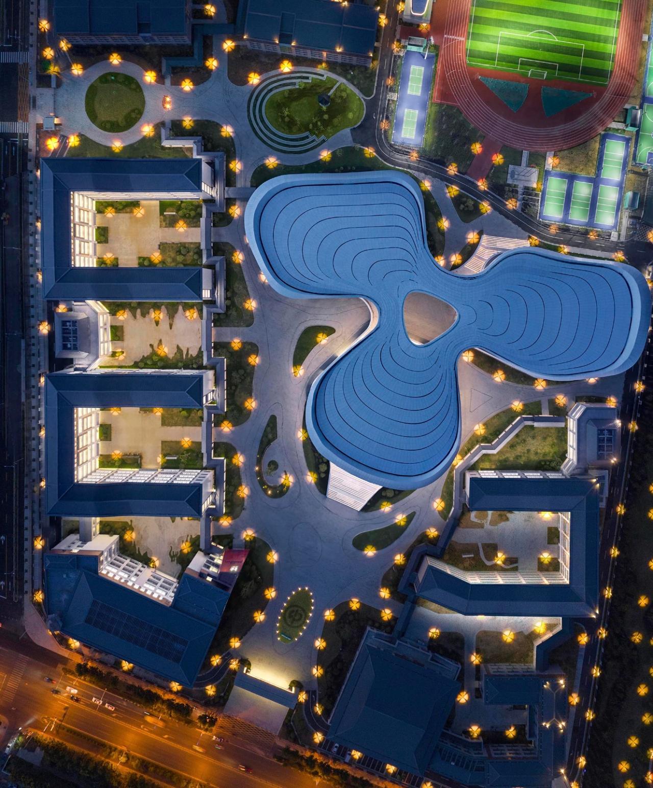 BIM建筑|百廿相遇星辰瑶海——合肥一中东校区 / 浙江大学建筑设计研究院