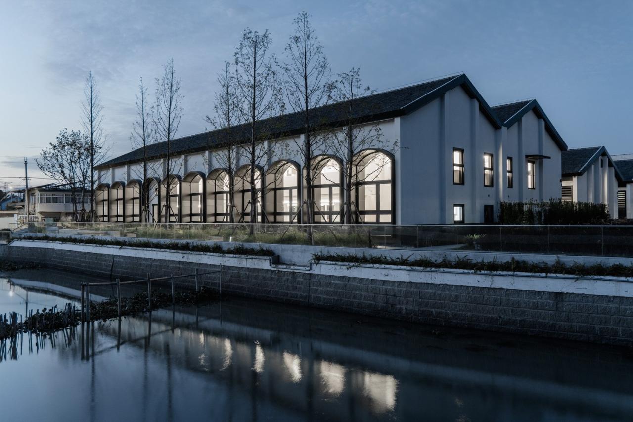 BIM建筑|长三角一体化示范区：丁栅水乡SOHO智慧粮仓 / line+建筑事务所、MLA+