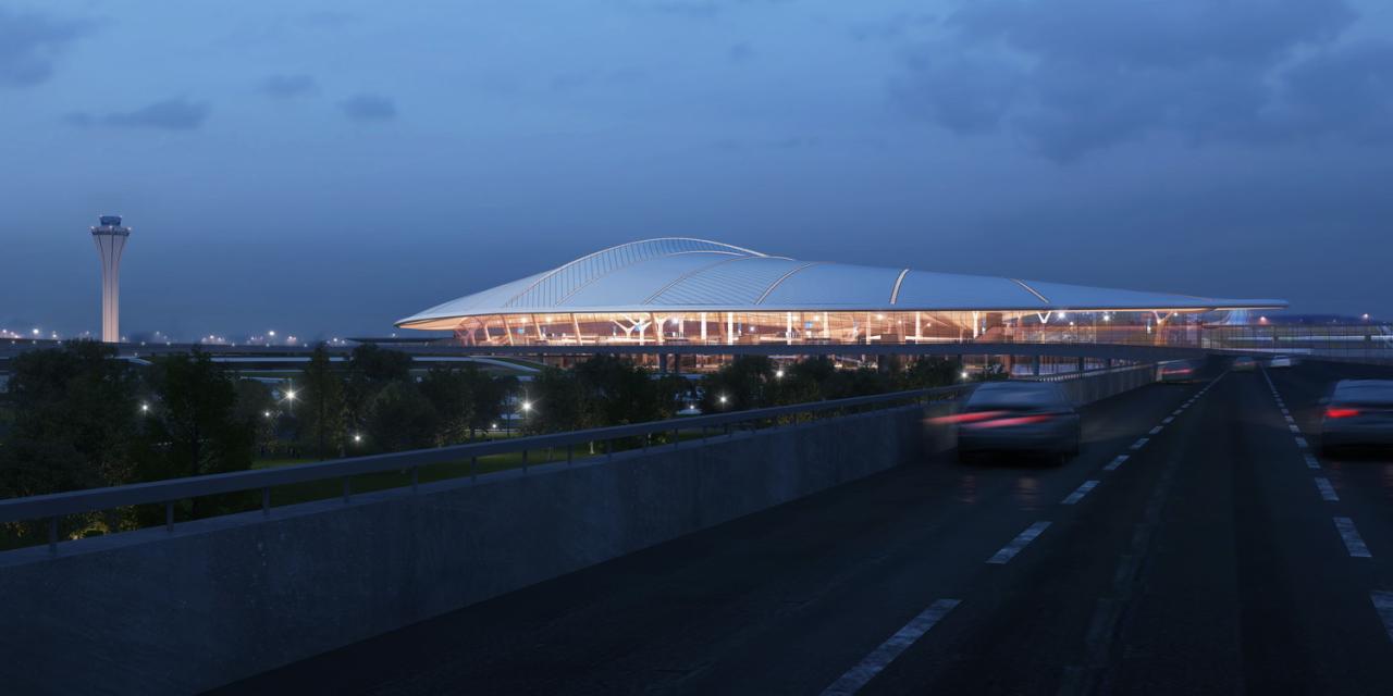 BIM建筑|长春机场新航站楼中标方案 / MAD联合体