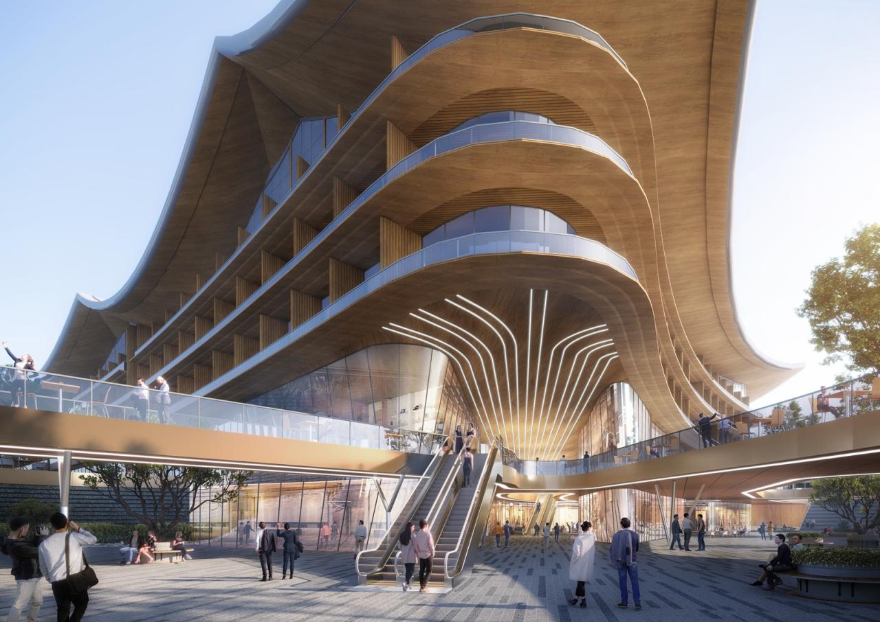 BIM建筑|东湖鹤舞：武汉湖光序曲城市度假酒店（国际竞赛优胜奖）/ 维思平建筑设计