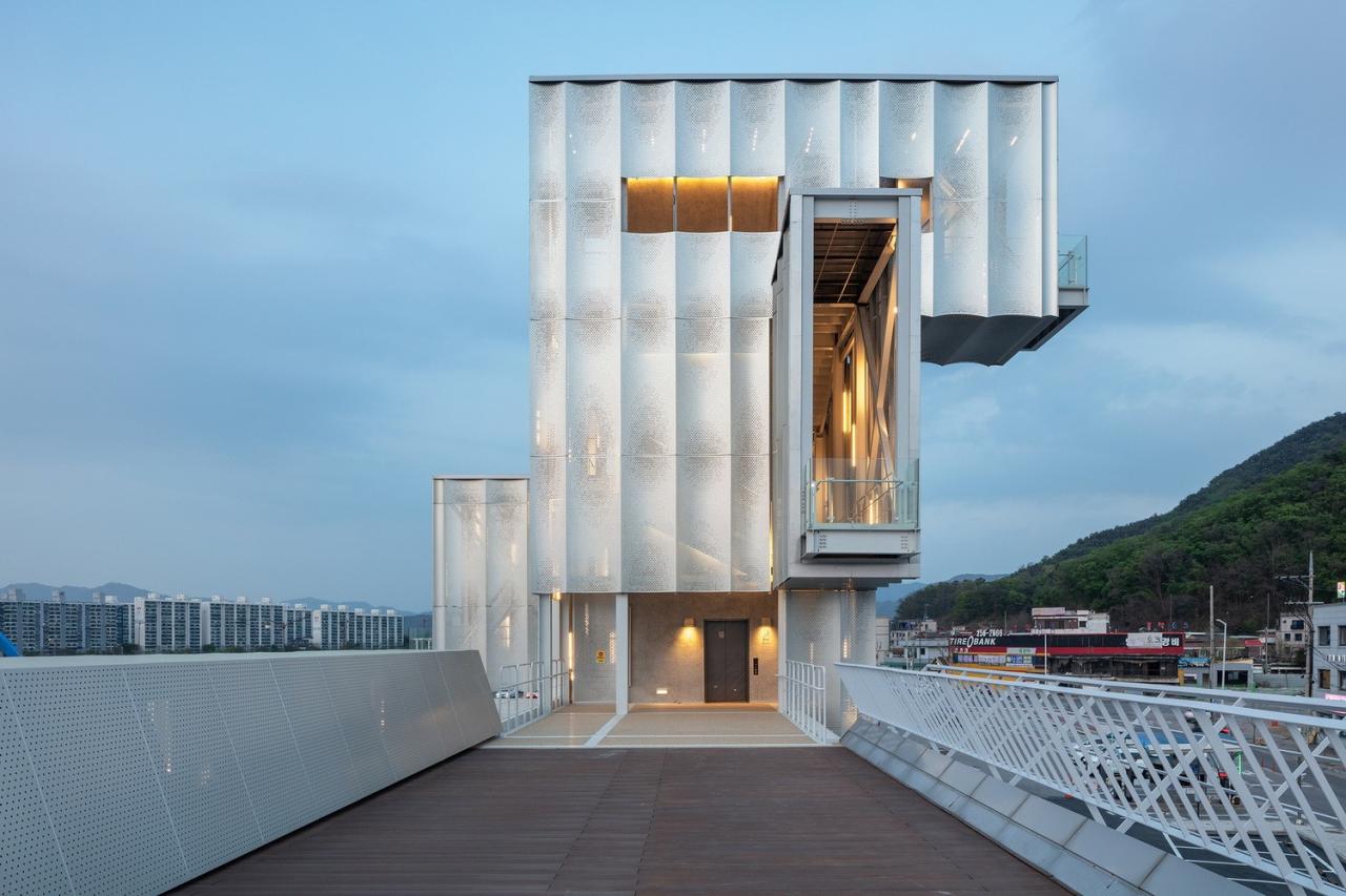 BIM建筑|穿孔板高阶用法，千高原观景台 / Emer-sys