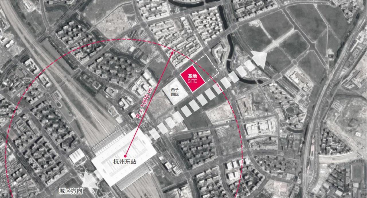 BIM建筑|顺势而为的扭转：杭州东站花园国际 / goa大象设计