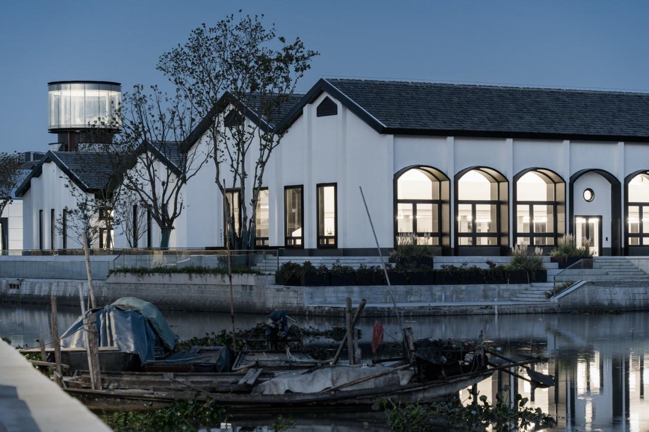 BIM建筑|长三角一体化示范区：丁栅水乡SOHO智慧粮仓 / line+建筑事务所、MLA+