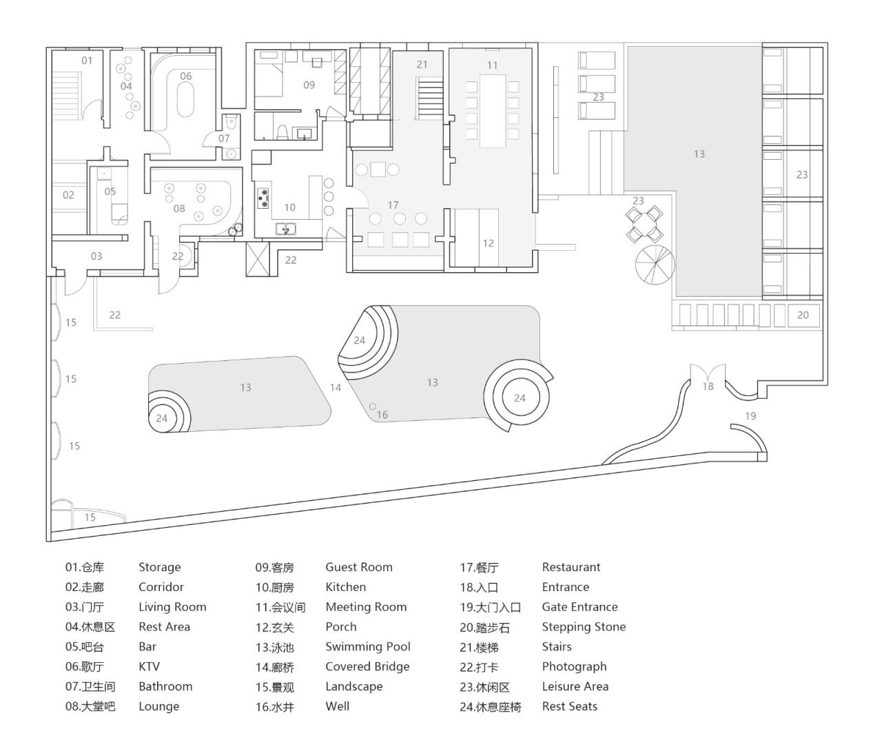 BIM建筑|栖梦·花溪民宿 / 平介设计+则问设计