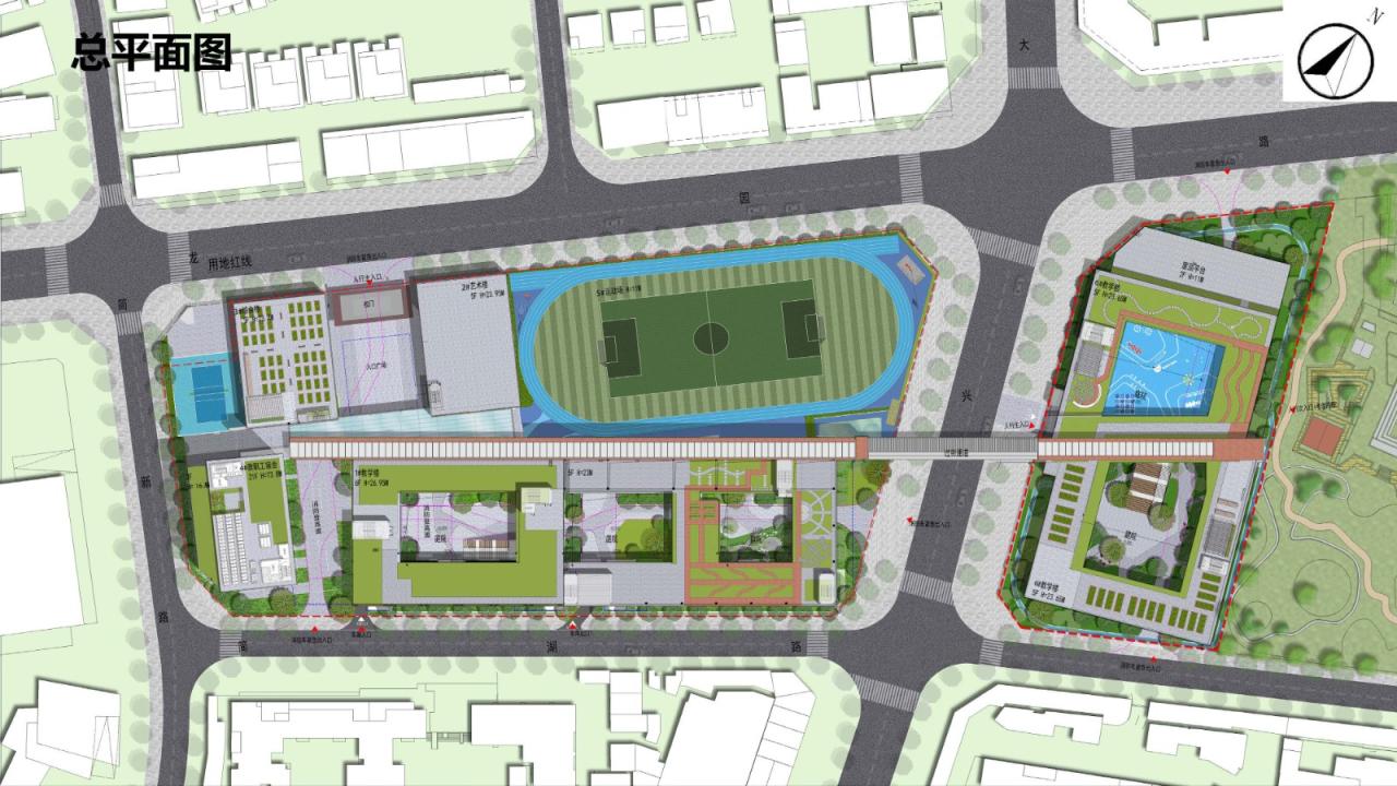 BIM建筑|深圳市黄龙坡九年一贯制学校 / 一境建筑设计