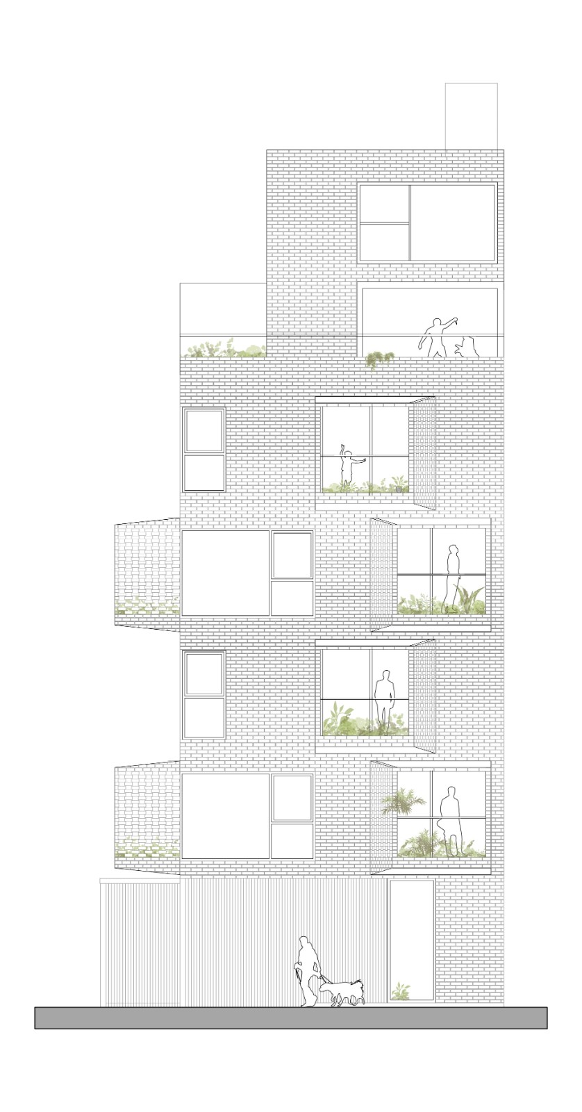 BIM建筑|M 5605 住宅 / Arqtipo