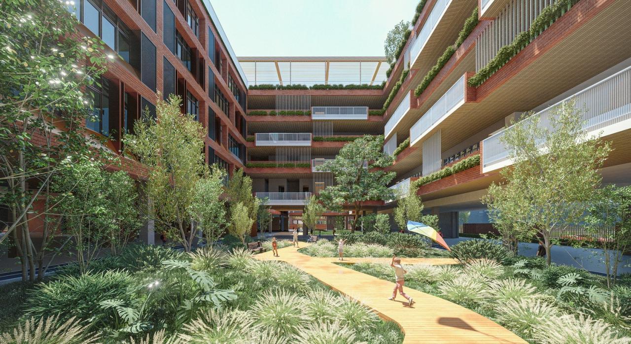 BIM建筑|深圳市黄龙坡九年一贯制学校 / 一境建筑设计