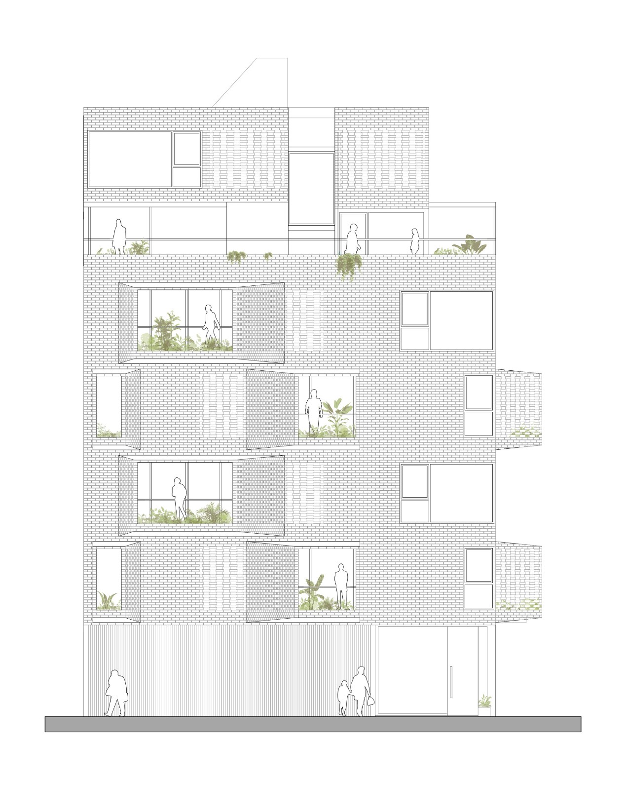 BIM建筑|M 5605 住宅 / Arqtipo