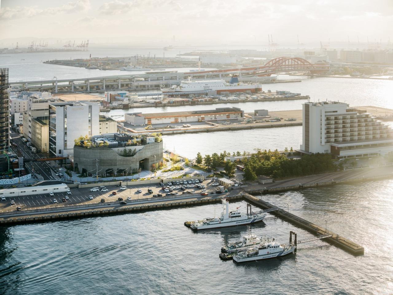 BIM建筑|神户港博物馆，海砂混凝土 / 大成建设