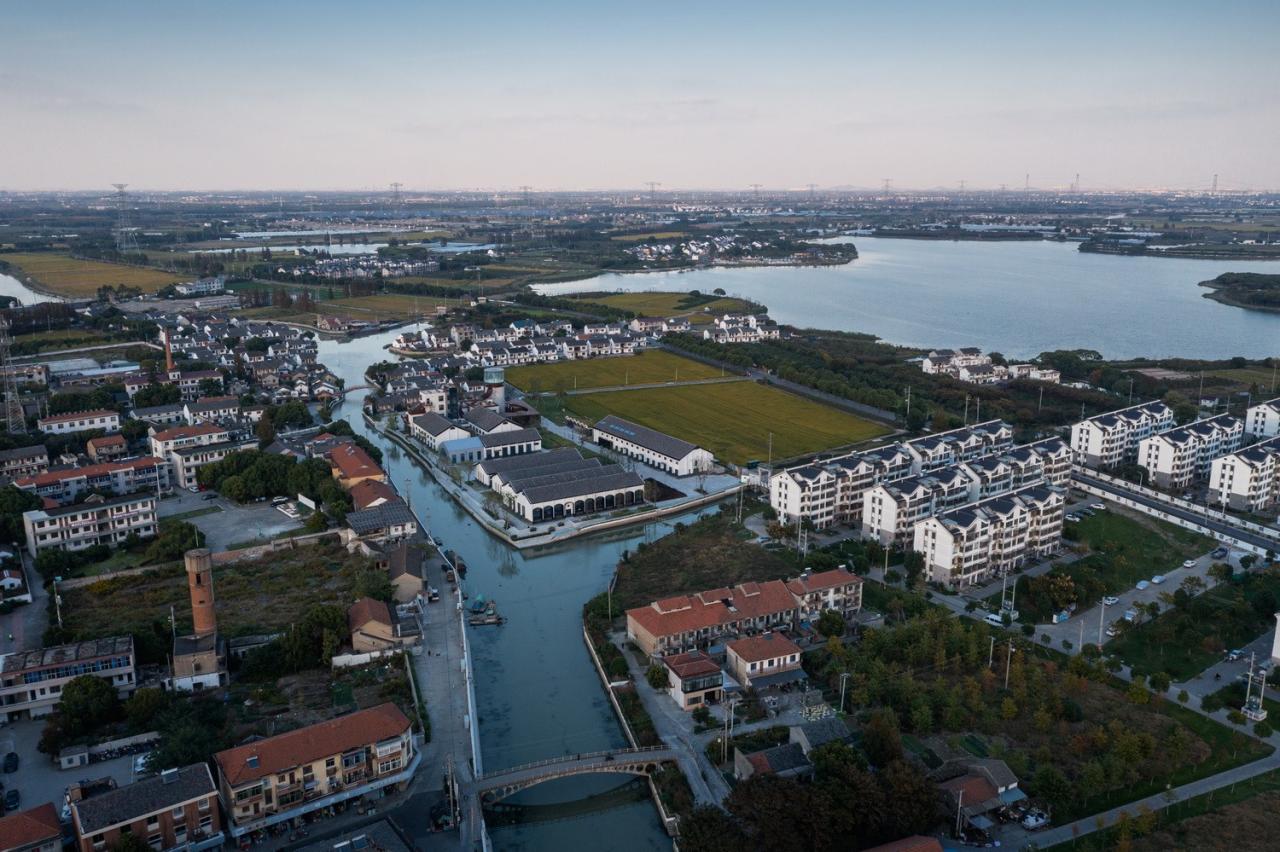 BIM建筑|长三角一体化示范区：丁栅水乡SOHO智慧粮仓 / line+建筑事务所、MLA+