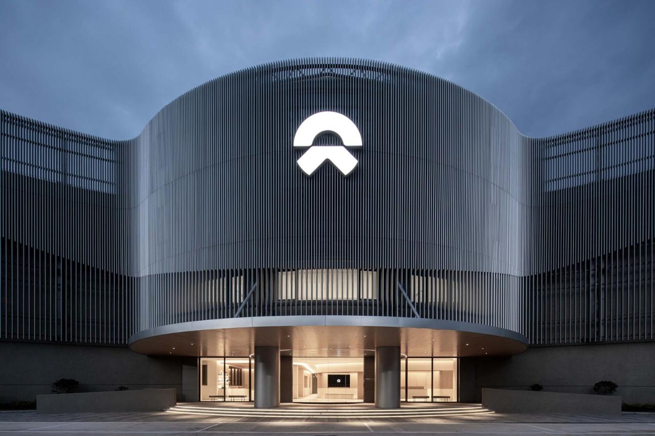 BIM建筑|蔚来交付中心 / Kokaistudios