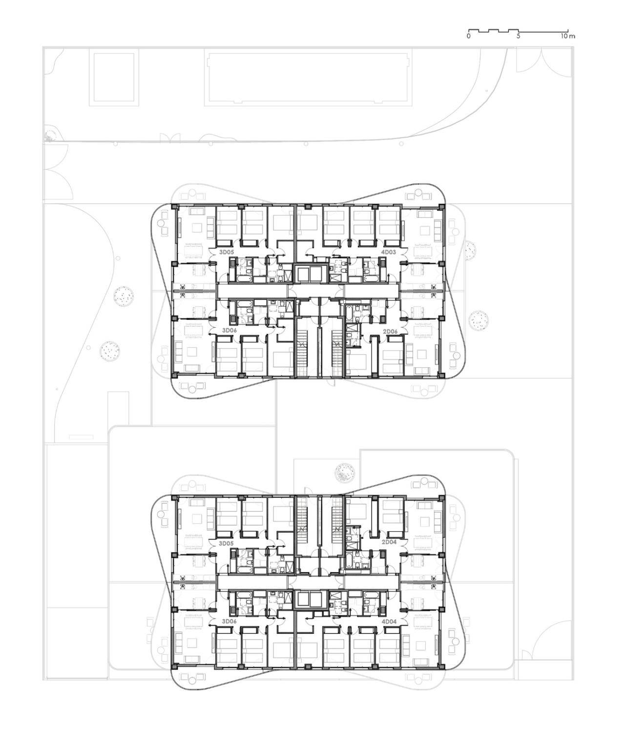 BIM建筑|萨勒之家住宅大楼 / NAC Arquitectos
