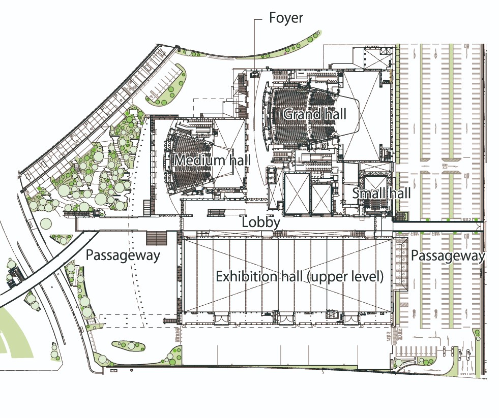 BIM建筑|Arcrea 姬路文化会议中心 / 日建设计