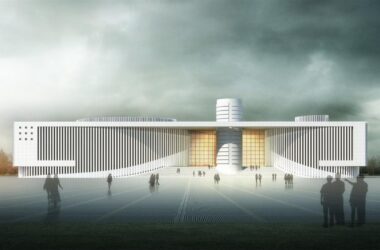 BIM建筑|肥东县大剧院文化馆 / 上海华都建筑规划设计有限公司-BIM建筑网