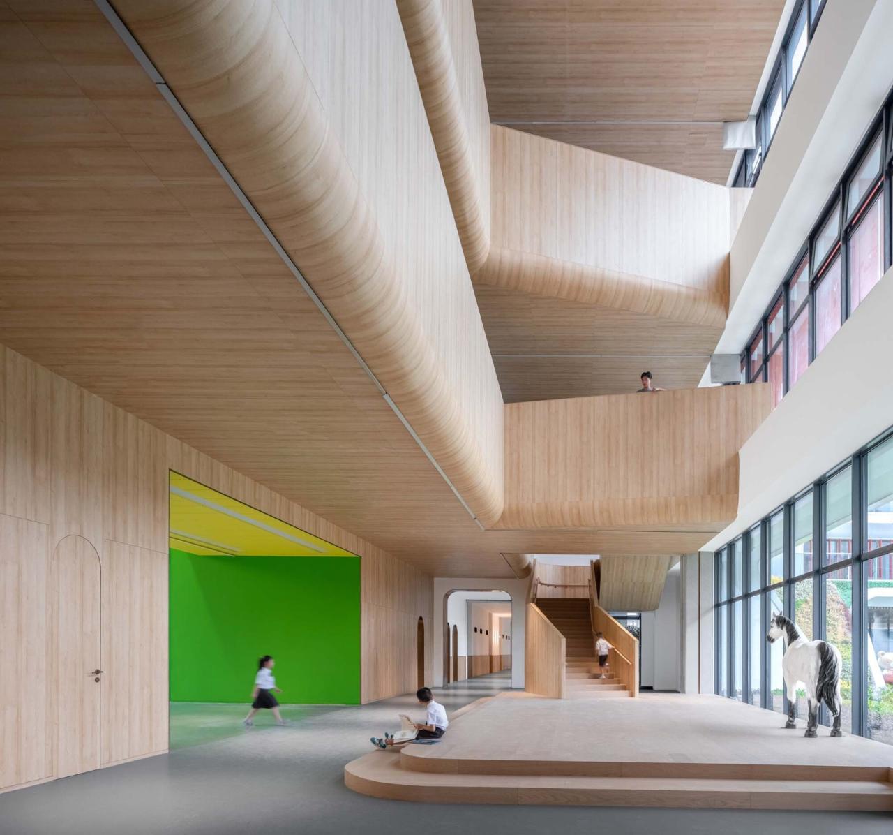 BIM建筑|金昌蒙德斐尔.幼儿园 / 零壹城市建筑事务所