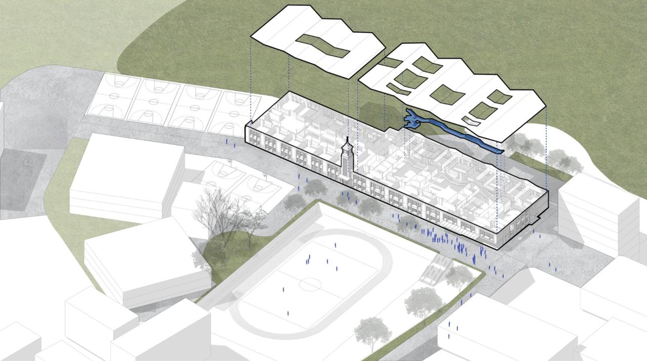 BIM建筑|“山水校园”：深圳市南山区丽林维育学校 / AG汇创