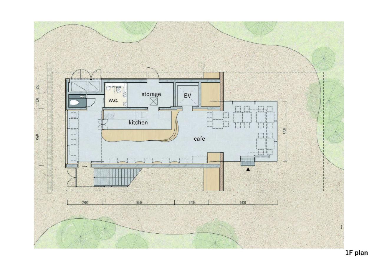 BIM建筑|鸟取市高滨咖啡厅 / 隈研吾建筑都市设计事务所