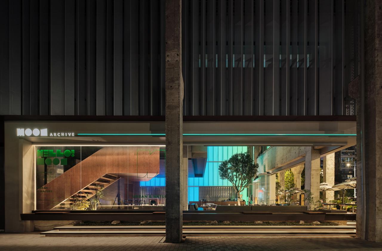 BIM建筑|消融边界的“街边公园”：MOOI ARCHIVE / 三厘社TRIOSTUDIO