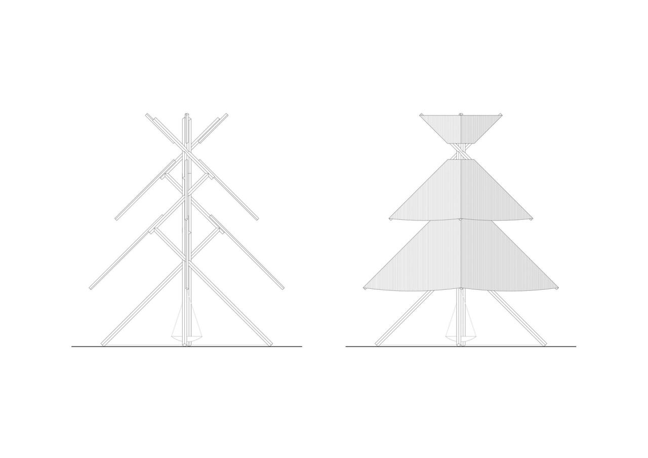 BIM建筑|入木火塘 / 郭廖辉工作室