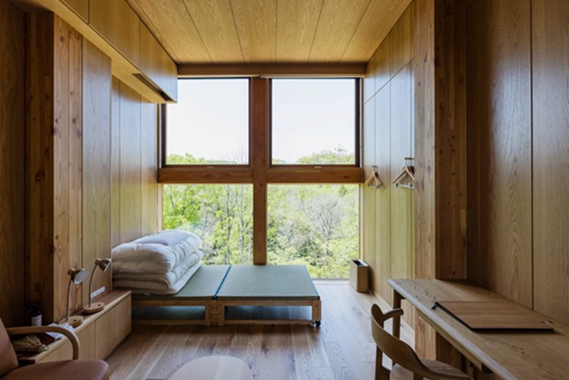 BIM建筑|坂茂在日本海岛设计木制冥想平台