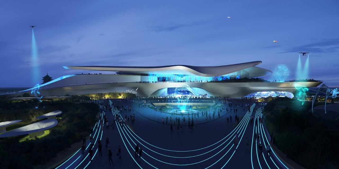 BIM建筑|成都科幻馆：2023世界科幻大会和雨果奖主会场 / 扎哈事务所