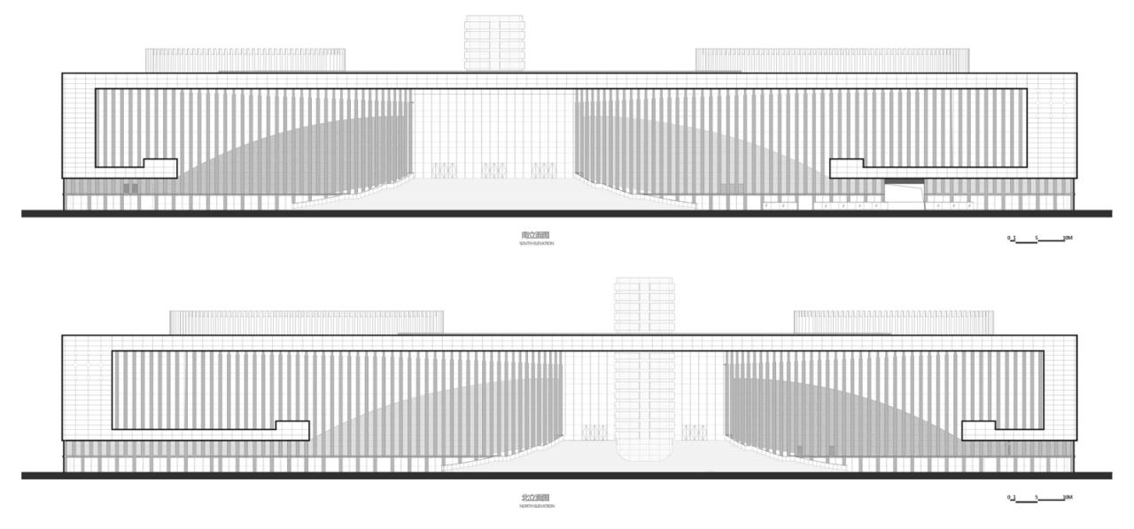 BIM建筑|肥东县大剧院文化馆 / 上海华都建筑规划设计有限公司