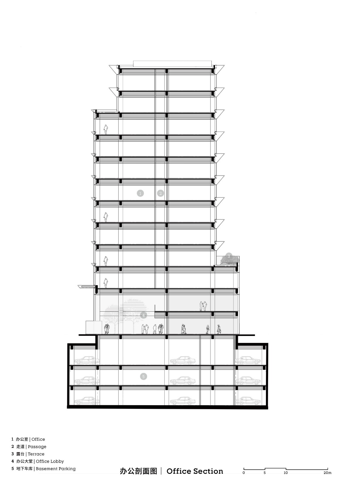 BIM建筑|顺势而为的扭转：杭州东站花园国际 / goa大象设计