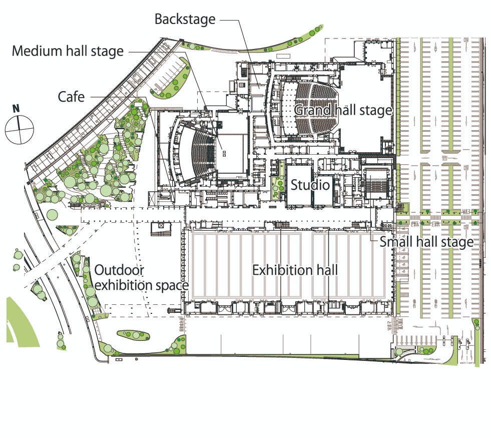 BIM建筑|Arcrea 姬路文化会议中心 / 日建设计