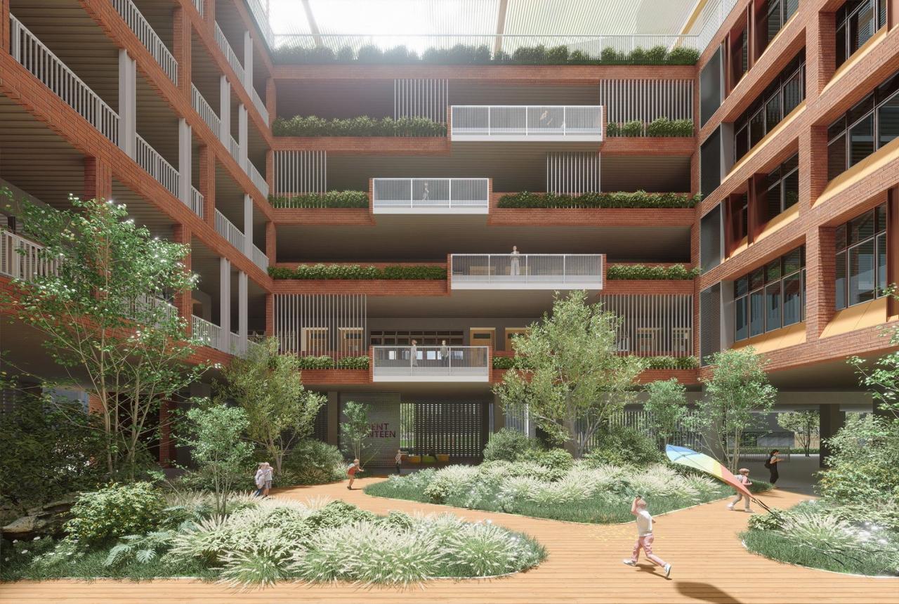 BIM建筑|深圳市黄龙坡九年一贯制学校 / 一境建筑设计