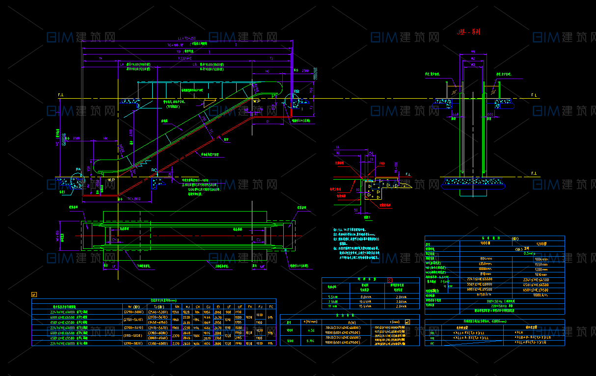 88套电梯大样详图商场自动扶梯客梯货梯滚梯CAD图纸DWG格式