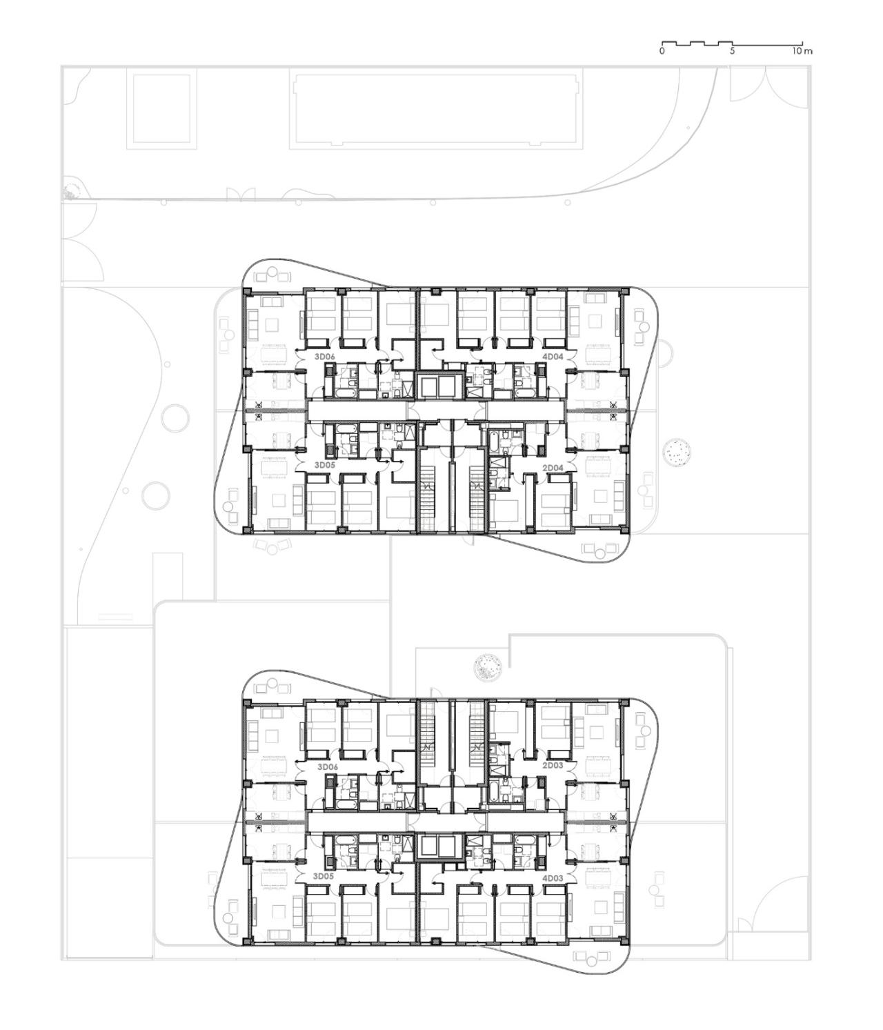BIM建筑|萨勒之家住宅大楼 / NAC Arquitectos
