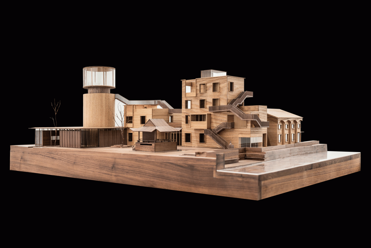 BIM建筑|长三角一体化示范区：丁栅水乡SOHO智慧粮仓 / line+建筑事务所、MLA+