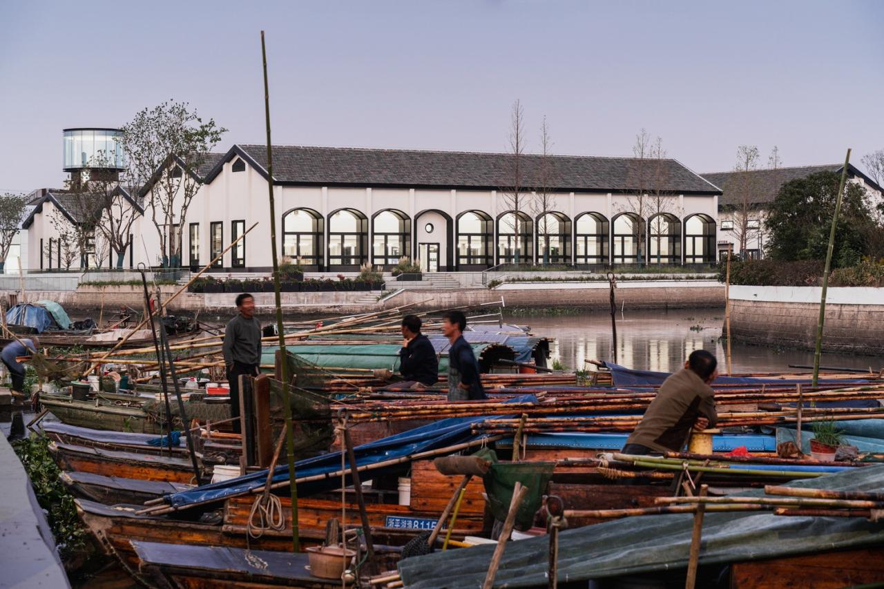 BIM建筑|长三角一体化示范区：丁栅水乡SOHO智慧粮仓 / line+建筑事务所、MLA+